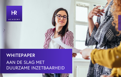 WHITEPAPER AAN DE SLAG MET DUURZAME INZETBAARHEID HR ACADEMY LUCIE VRIESEMA